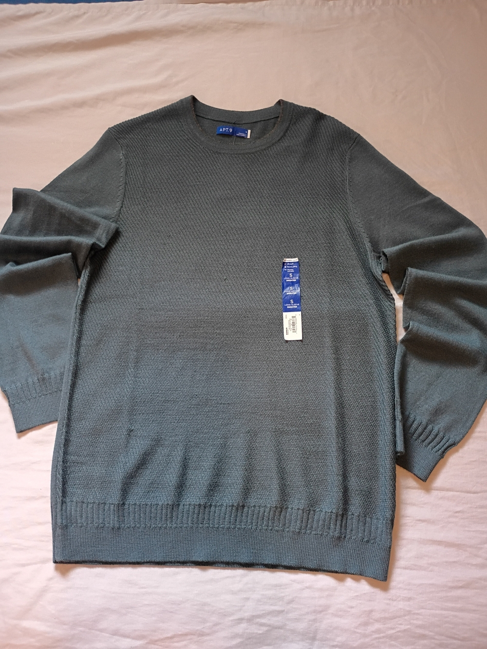 Apt. 9 Men's Crewneck Sweater - Slate Green